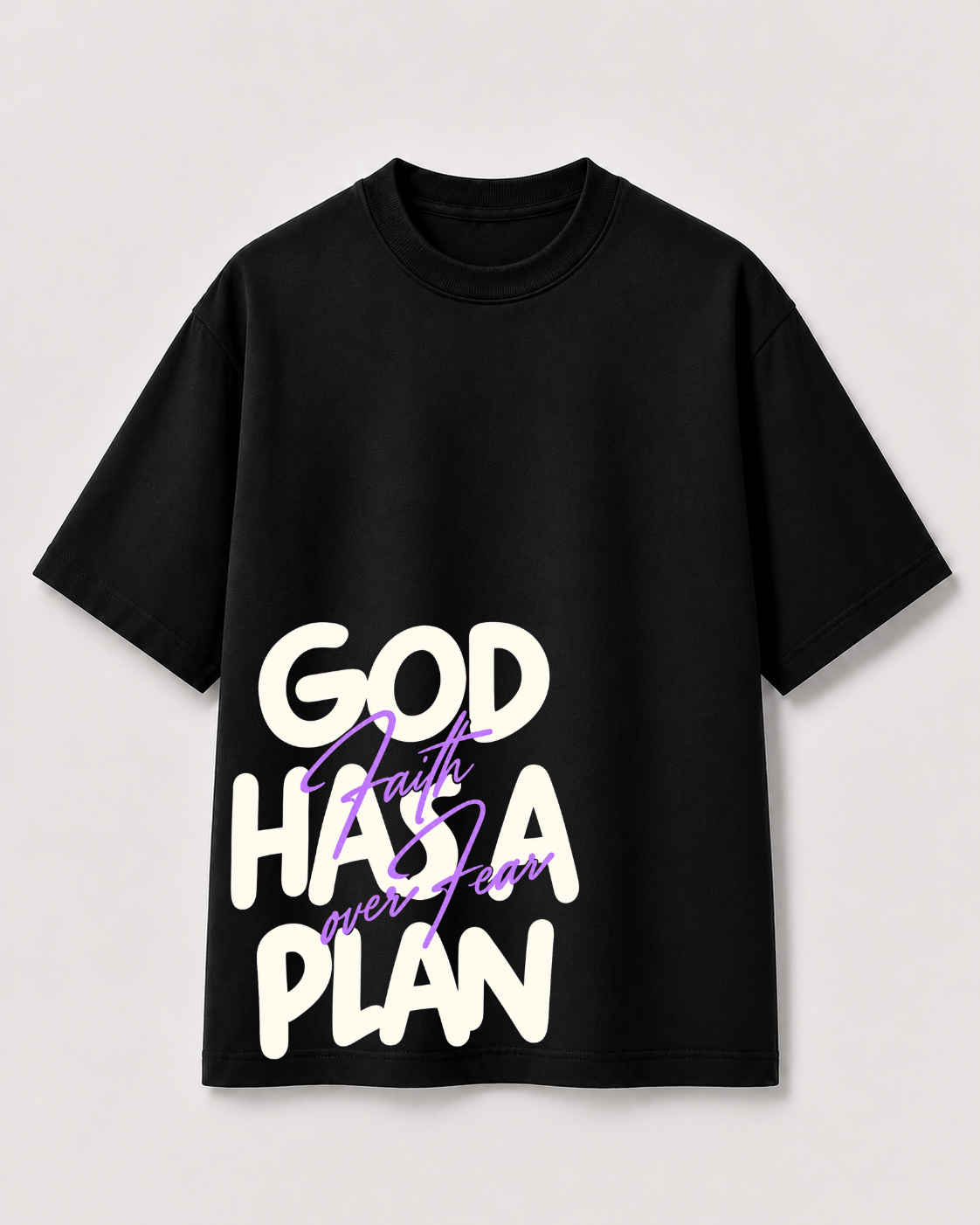 OVERSIZED "GOD HAS A PLAN."